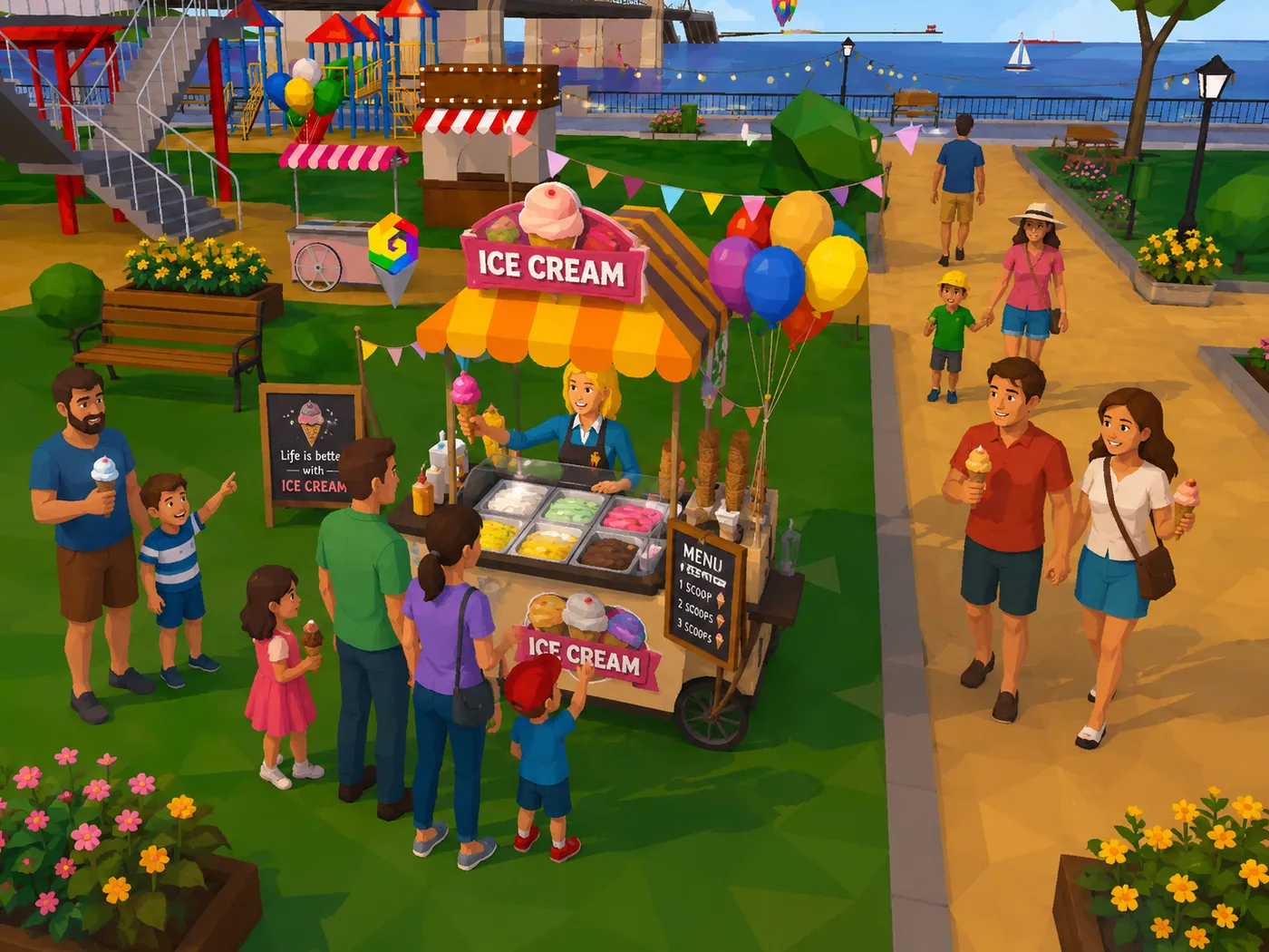 Ice cream rivalry task