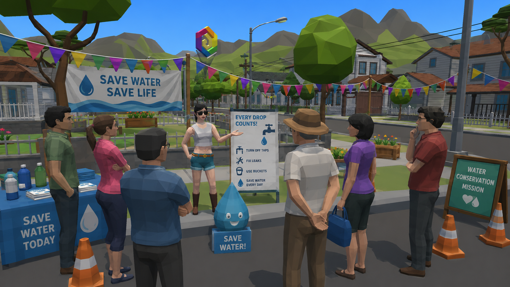 Water saving task
